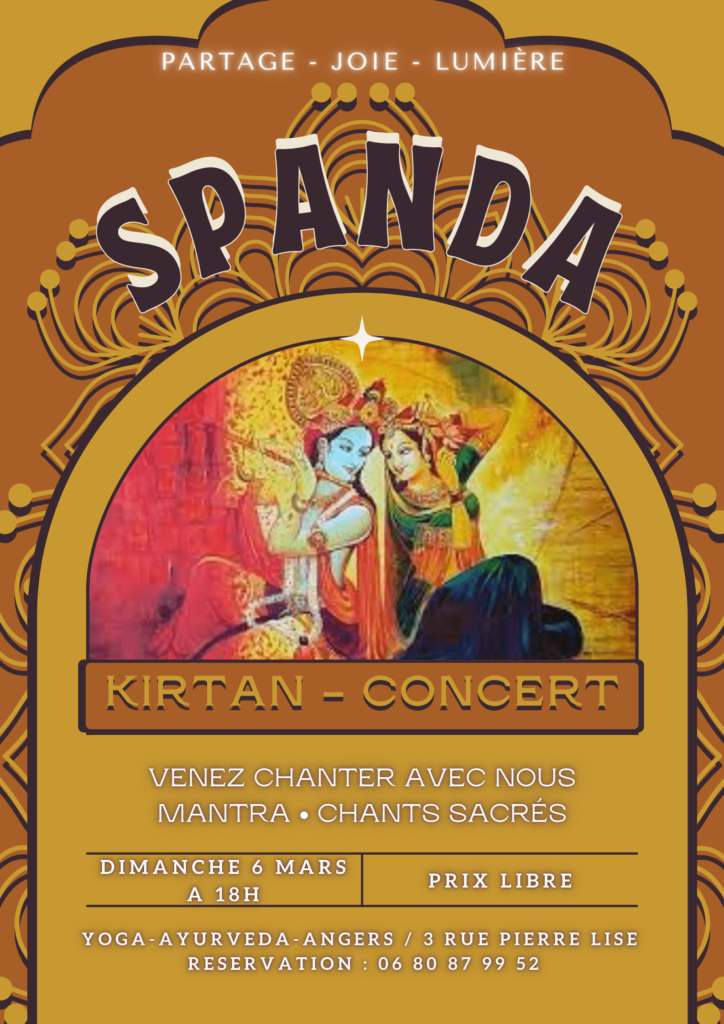 Kirtan - Concert, Yoga à Angers