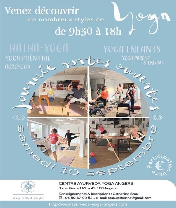 Portes ouvertes yoga à Angers